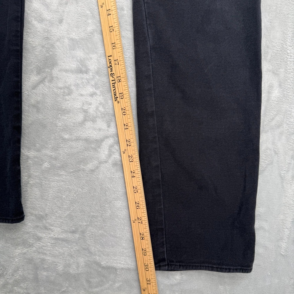 Linksoul Jeans Mens 34 Black Stretch Straight Leg Pants Golf Casual Chill - Picture 4 of 12